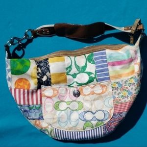 Coach Patchwork Logo Hobo Bag